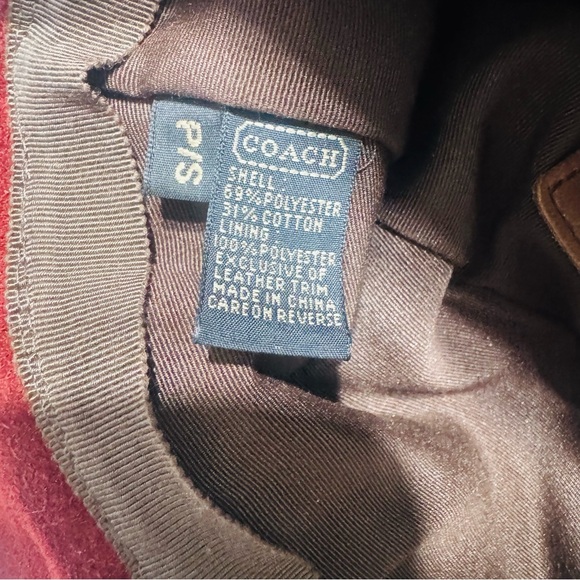 Coach Signature Canvas Bucket Hat in Tan & Brown